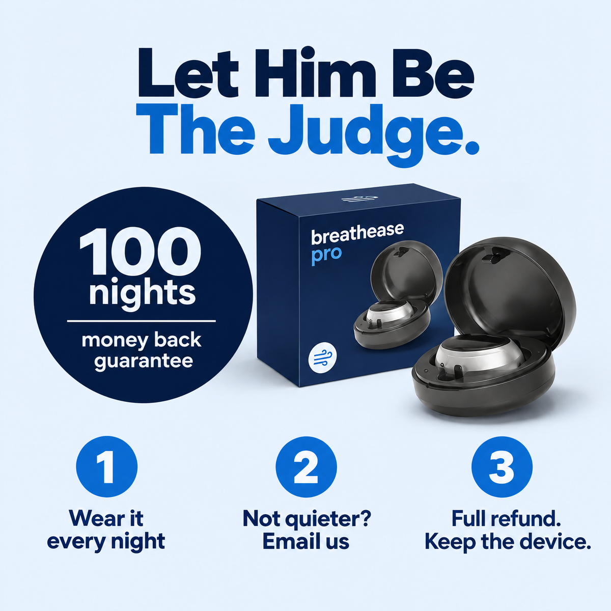 100 night money back guarantee
